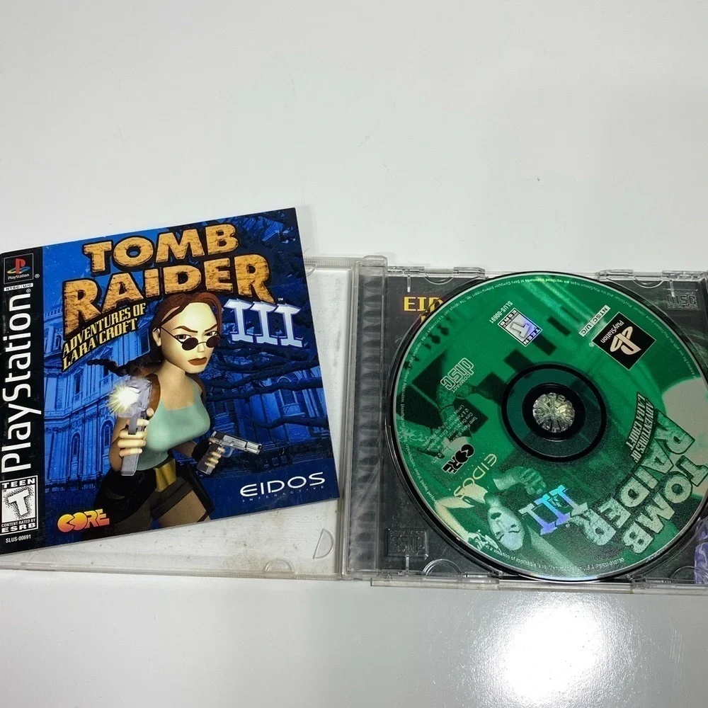 Tomb Raider III: Adventures of Lara Croft (Sony PlayStation 1, 1998)‎
